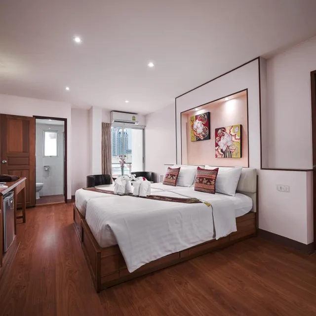 غرفة ديلوكس عائلية، Kc Place Hotel Pratunam 1/10
