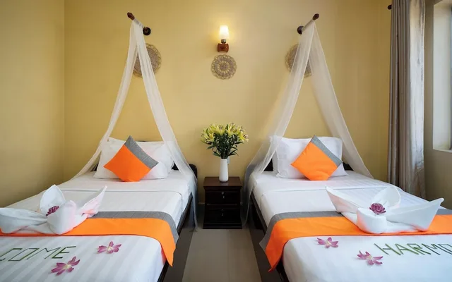 غرفة ديلوكس بسرير كينج بإطلالة على المسبح، Harmony Indochine d'Angkor 7/10