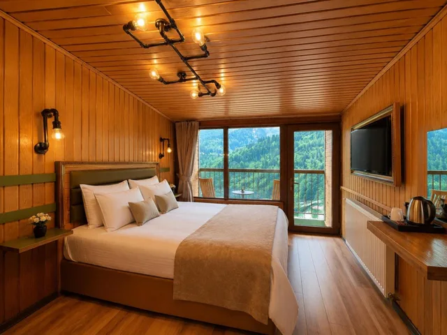 غرفة بسرير مزدوج أو سريرين منفصلين، AYDER DOGA RESORT 3/8