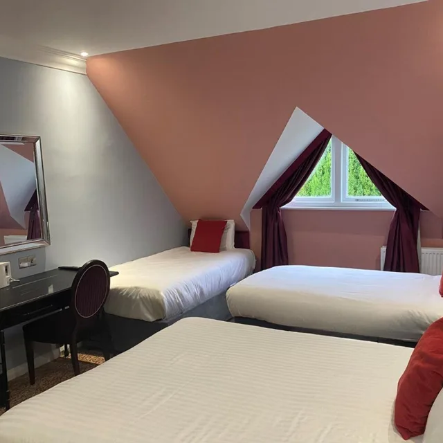 غرفة عائلية بسرير مزدوج، The Shrigley Hall Hotel & Spa 7/8