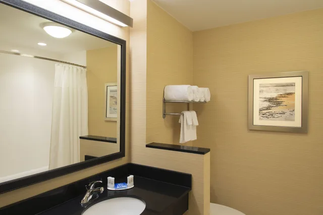استوديو بسرير كينج مع أريكة لذوي الإعاقة، Fairfield Inn Suites Tampa Westshore Airport 4/5