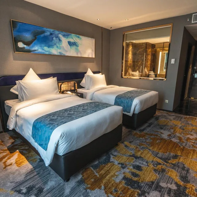 غرفة ديلوكس بسريرين منفصلين بشرفة، Ames Hotel Ayer Keroh, Melaka 3/10