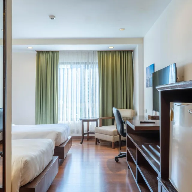 غرفة ديلوكس بسريرين منفصلين، Journeyhub Bangkok Sukhumvit 26 5/10