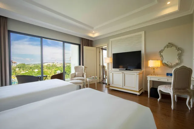 غرفة ديلوكس بسريرين منفصلين بإطلالة على البحر، Radisson Blu Resort Phu Quoc 2/7