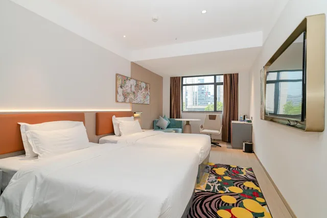 غرفة بسريرين منفصلين، INSAIL HOTEL Guangzhou Beijing Road Pedestrian Street 2/4