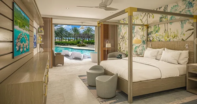 Swim Up, Junior Suite, King Bed, Patio, Bathtub, Club Floor, Sandals Royal Curacao - Adults Only 1/2