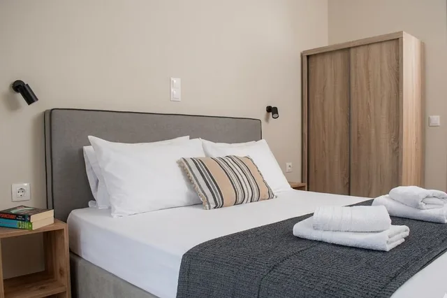 Deluxe, Queen Bed, Garden View, Kitchenette, Act Art Skiathos 3/4