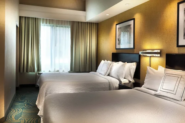 جناح بسريرين مزدوجين مع أريكة، SpringHill Suites by Marriott Dallas DFW Airport N/Grapevine 1/2