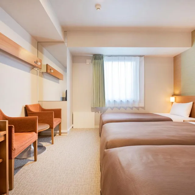 غرفة ثلاثية، Candeo Hotel Uenokouen Ueno Park 3/5