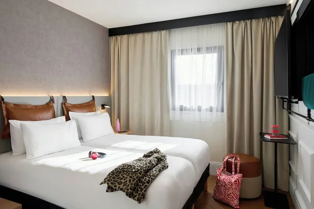غرفة بسريرين منفصلين، Moxy Paris La Villette 3/10