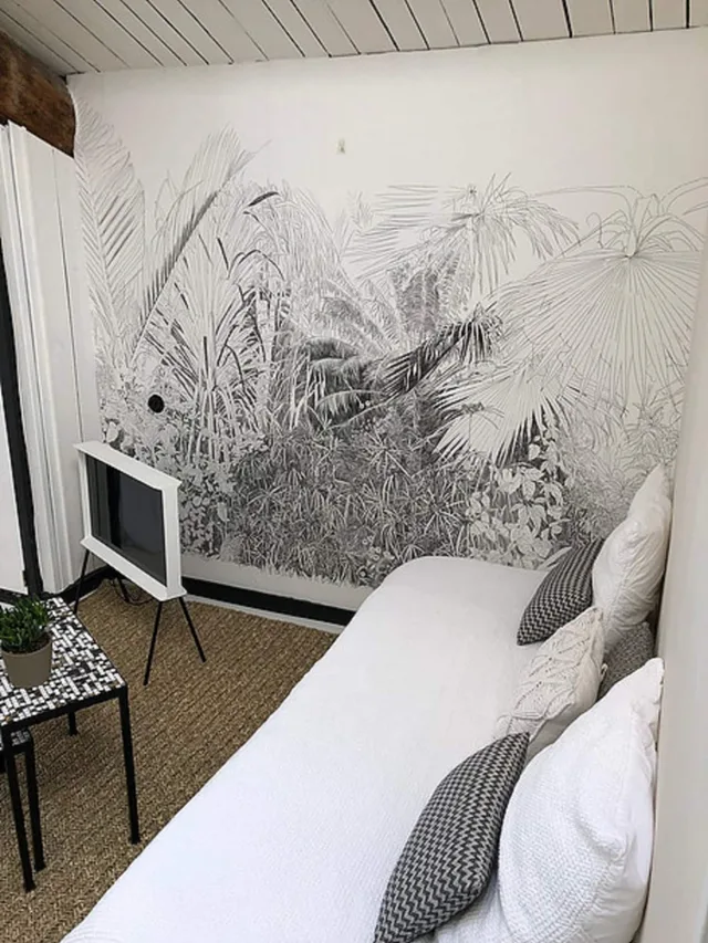 جناح عائلي بسرير مزدوج وسريرين منفصلين، Le Jardin D'emile 5/5