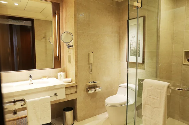 غرفة ديلوكس بسريرين منفصلين بإطلالة على الحديقة، Shangri-La Hotel Tangshan 2/5