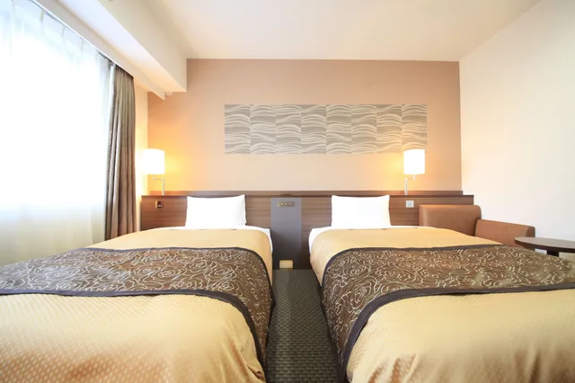 غرفة ديلوكس بسريرين منفصلين، Vessel Inn Sapporo Nakajima Park 1/9