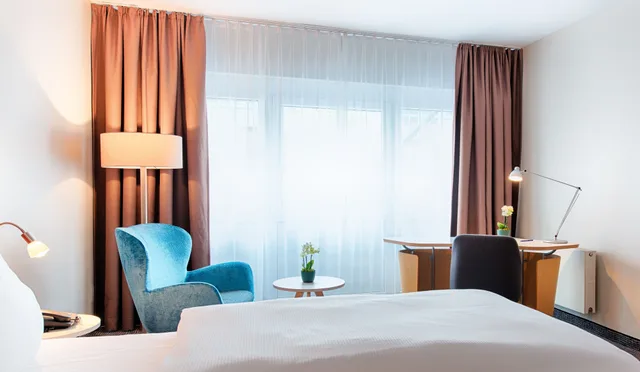 غرفة ديلوكس بسريرين منفصلين، Welcome Hotel Marburg 6/7