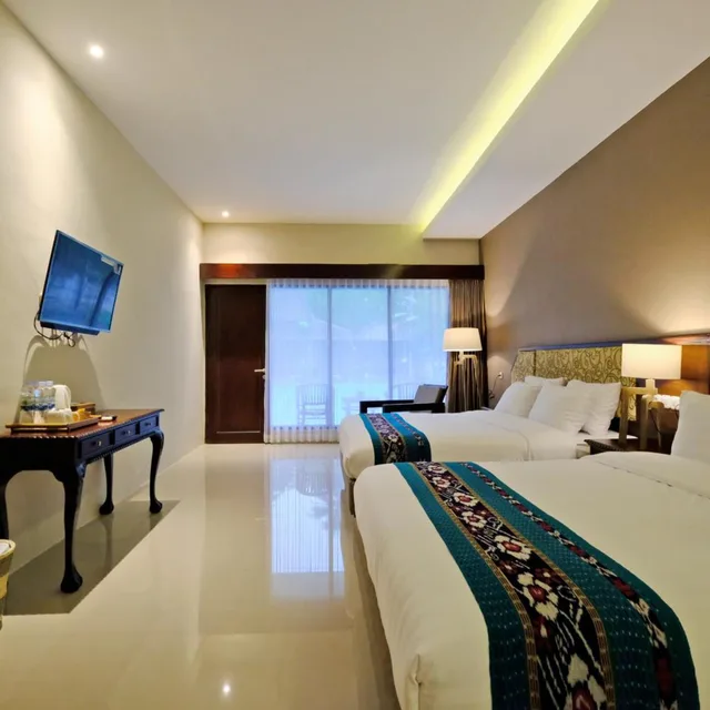 غرفة ديلوكس عائلية، The Nalaya Hotel & Resto 6/8