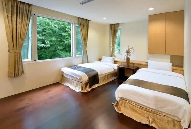 غرفة قياسية بسريرين منفصلين، Sun Moon Lake Karuizawa Villa B&B 1/1