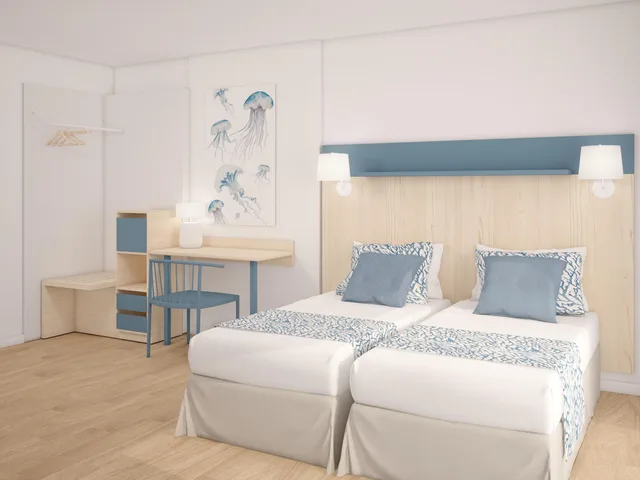 غرفة بسرير مزدوج بشرفة، Hotel Rentalmar Salou Beach 2/4