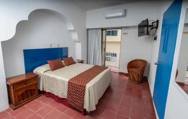 غرفة كومفورت بإطلالة على المدينة بشرفة، Hotel Encino Centro Puerto Vallarta Ex Encino 3/9