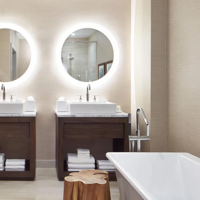 1 Bedroom, Suite, King Bed, Large, The Del Monte Lodge Renaissance Rochester Hotel Spa 9/9