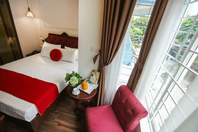غرفة ديلوكس بسرير كوين بإطلالة على المدينة، HANOI LA VISION HOTEL 3/7