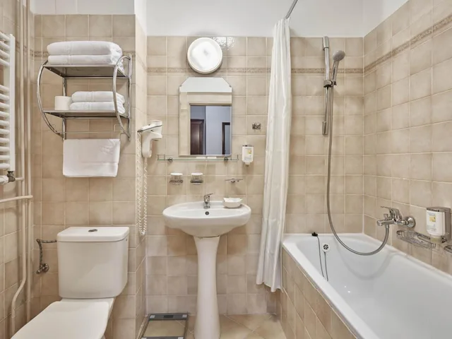 غرفة حصرية بسرير مزدوج بإطلالة على المدينة، Hotel Romance Puskin 10/10