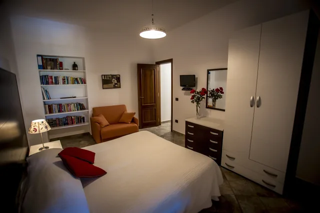شقة سوبيريور بسرير مزدوج وسرير فردي بغرفة نوم واحدة، Residence Hotel Al Belvedere Salina 8/10