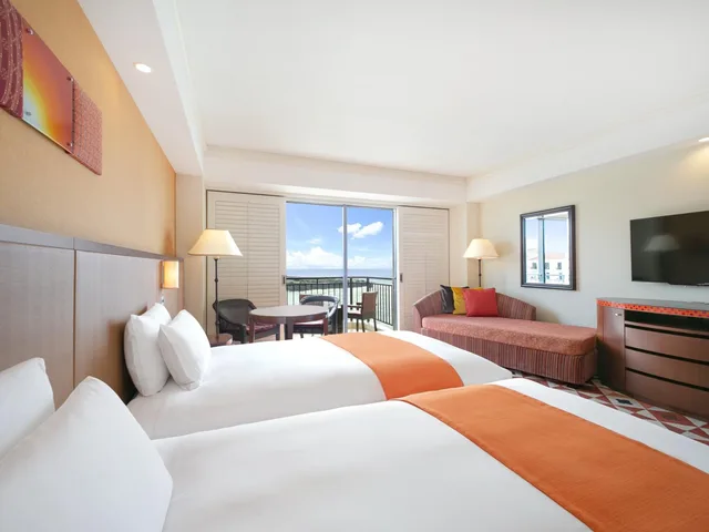 غرفة بريميير بإطلالة على البحر، Hotel Nikko Alivila Yomitan Resort Okinawa 1/4