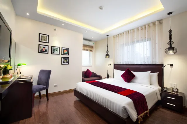 غرفة سوبيريور بسرير كينج، Hanoian Central Hotel and Spa 3/3