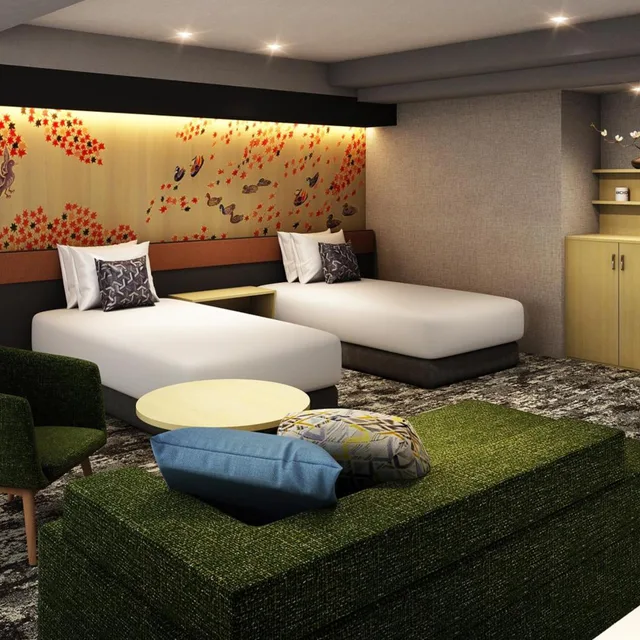 غرفة عائلية لذوي الإعاقة، Quintessa Hotelanchored By Rihga Osaka Namba 1/3