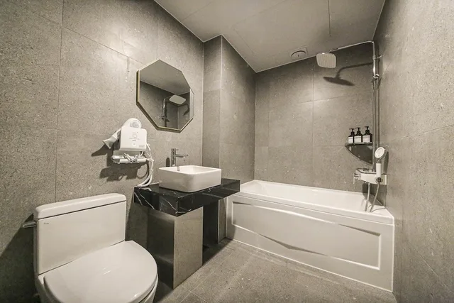 غرفة بريستيج بسرير مزدوج، Hotel 24st Urban Brown Seosan Lake Park 7/9