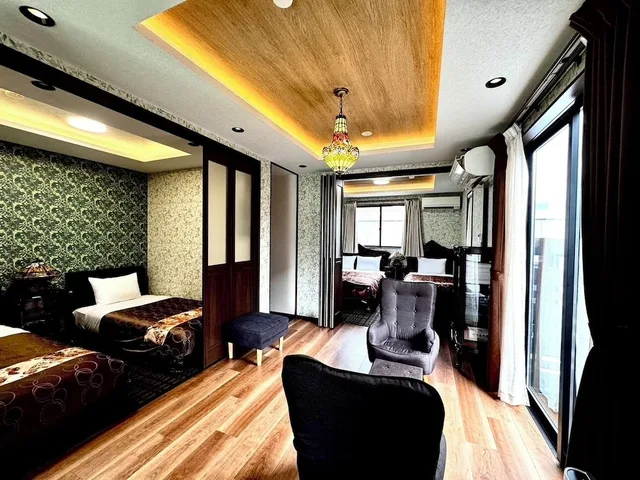 Room, 1 Double and 3 Single Beds, Pet Friendly، Yufuin Lamp No Yado 1/2