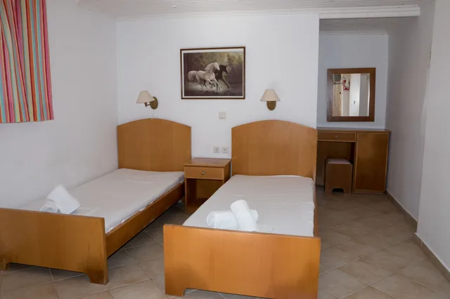 استوديو اقتصادي بثلاثة أسرّة بإطلالة على الحديقة، Utopia Kavos Hotel 1/4