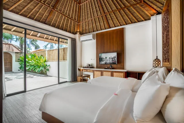 فيلا بغرفتي نوم بمسبح خاص، Nirwana Beach And Resort 2/10
