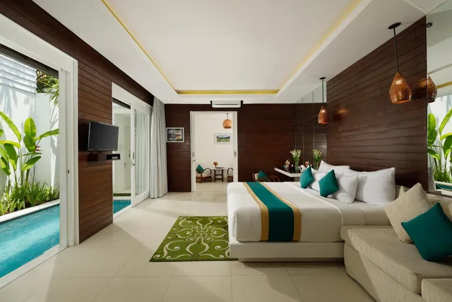 فيلا بسرير كينج بغرفة نوم واحدة بمسبح خاص، Bajra Bali Villa 3/10