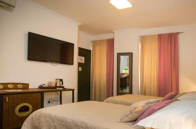 غرفة بسرير مزدوج أو سريرين منفصلين، Villa Diana 3/10