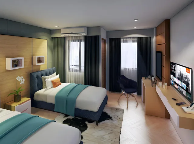 غرفة ديلوكس بسرير فردي، Panglao Vista Suites by SMS Hospitality 1/1