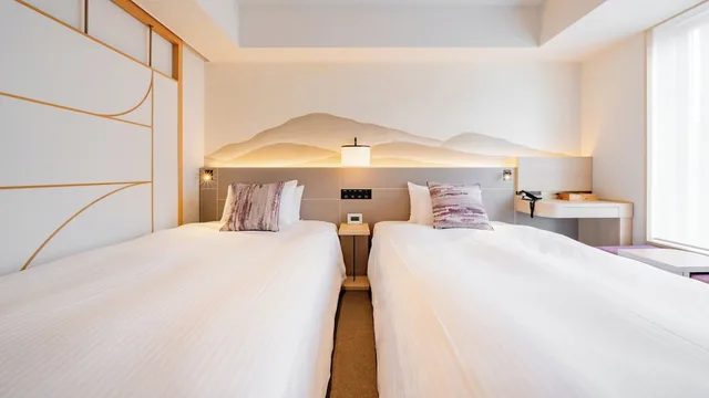غرفة كومفورت بسريرين منفصلين، Keio Prelia Hotel Kyoto Karasuma Gojo 1/8