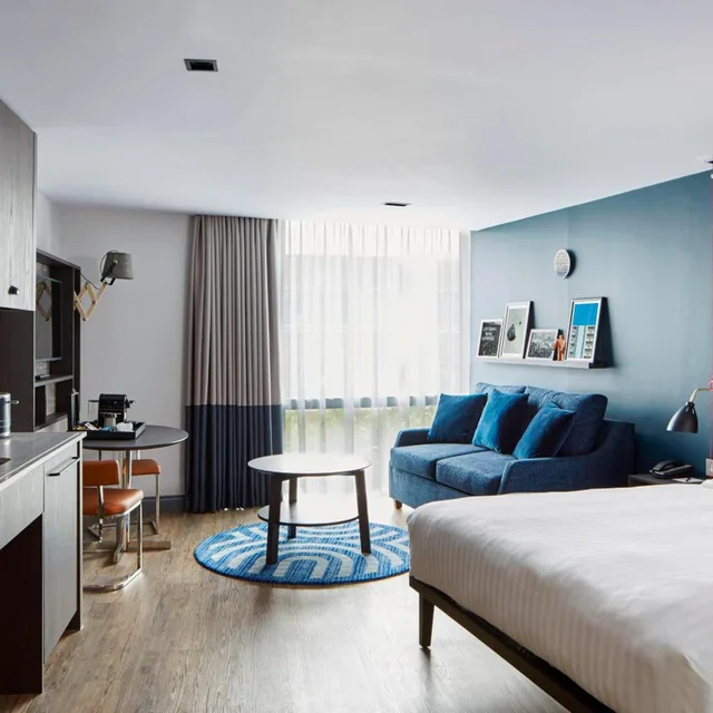 جناح استوديو بسرير مزدوج لذوي الإعاقة، Residence Inn By Marriott London Kensington 1/4
