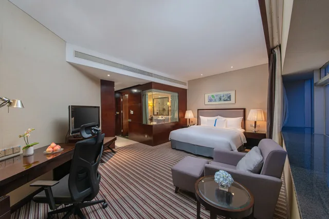 غرفة تنفيذية بسرير كوين، Binbei Yiho Hotel 1/3