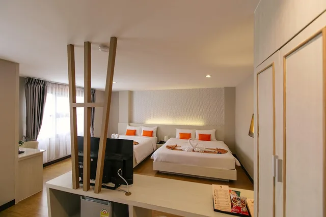جناح عائلي بسرير كينج وسرير كوين، De Hug Hotel & Residence 3/4