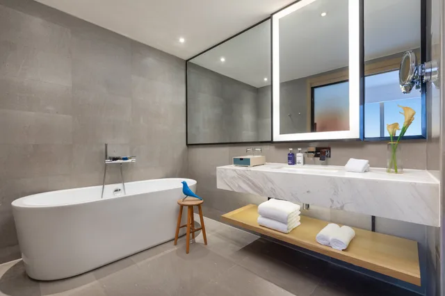 غرفة غراند بسرير كينج بإطلالة على المدينة، Pentahotel Chengdu Convention Centre 1/1