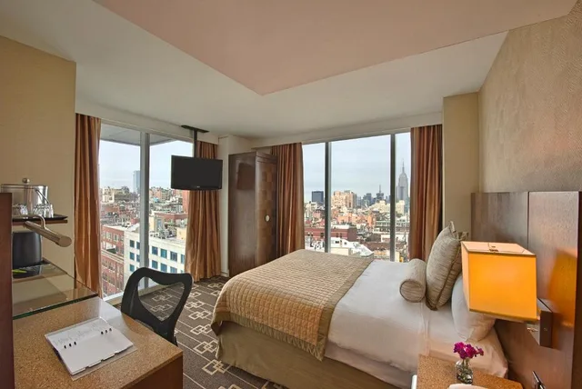 جناح بإطلالة على المدينة، Wyndham Garden Chinatown Hotel 1/2