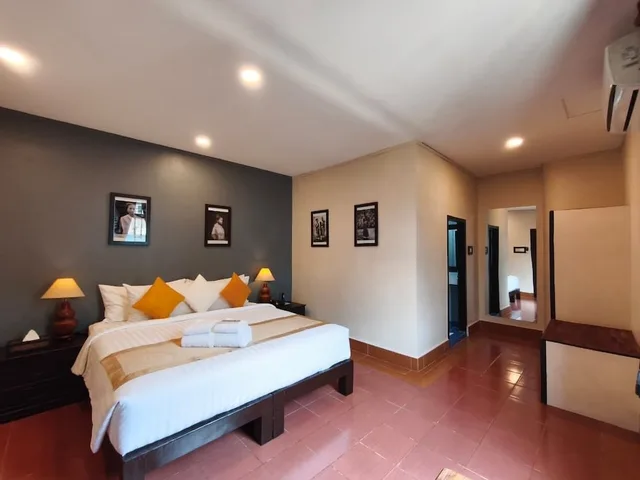 غرفة فاخرة بسريرين منفصلين بغرفة نوم واحدة، Pakse Hotel 1/1