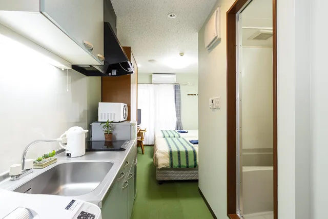 غرفة بسريرين منفصلين، Hotel Peaceland Kume 8/10