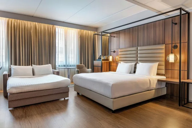 غرفة عائلية بسرير كينج، AC Hotel by Marriott Stockholm Ulriksdal 1/10