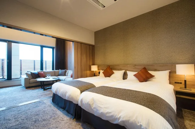 Semi Room, Hollywood, Deluxe, Twin Beds, 2 Semi Double Beds، Winery Hotel & Condominium Hitohana 1/1