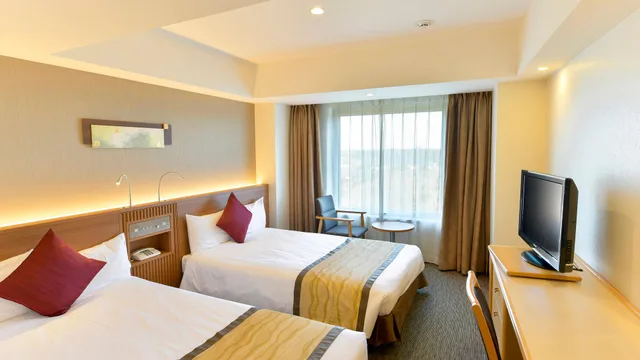غرفة قياسية بسريرين منفصلين بدون إطلالة، Narita Tobu Hotel Airport 1/1
