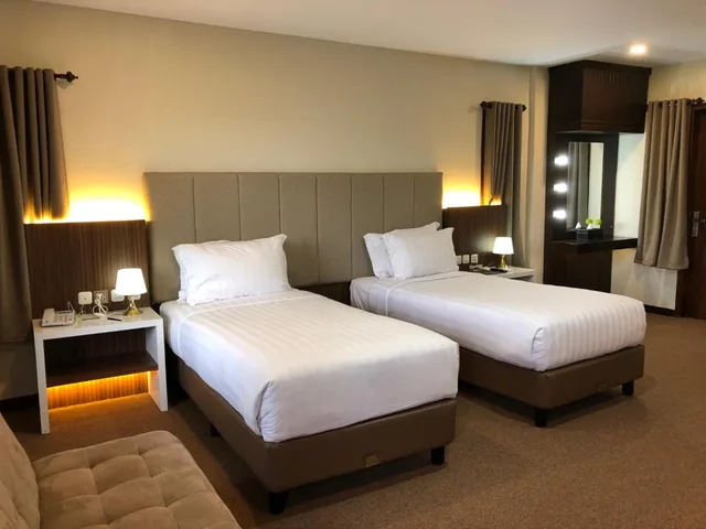 Garden, Twin Beds, Rice Field View, Grand Harvest Resort and Villas 7/10