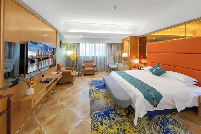 جناح ديلوكس بسرير كينج، Gladden Hotel Jiangmen 4/9