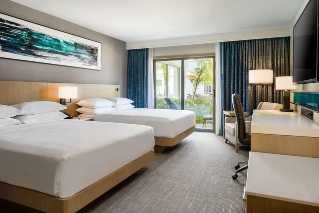 Club, 2 Queen Beds, Patio, Delta Hotels by Marriott Ontario Airport 1/2